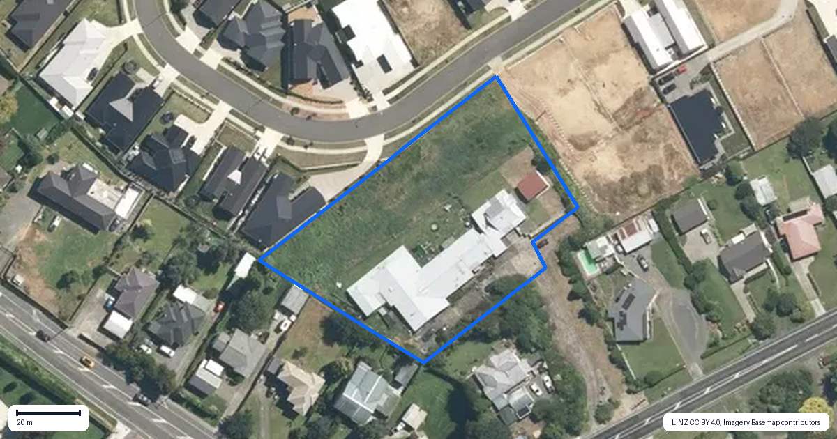 Property context map for 5 Golf Road, Te Awamutu