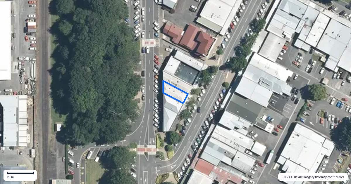 Property context map for 45 Arawa Street, Matamata