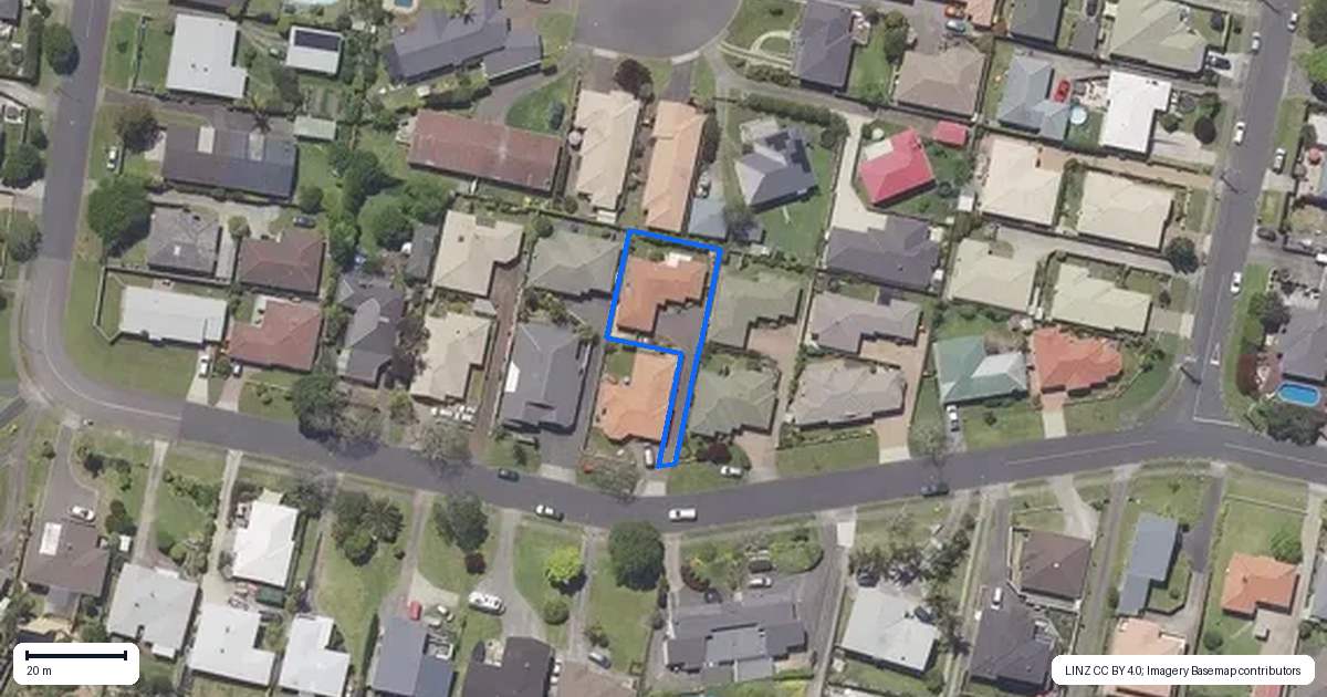 Property context map for 58 Freyberg Street, Otumoetai, Tauranga