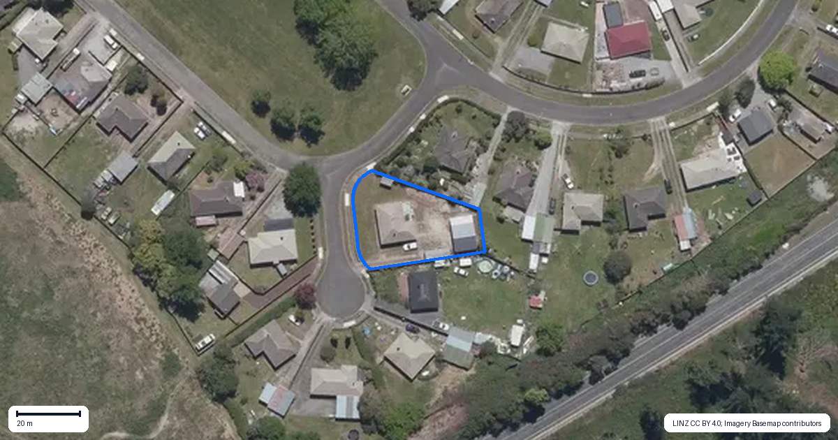 Property context map for 1 Tawa Place, Wairakei, Taupo