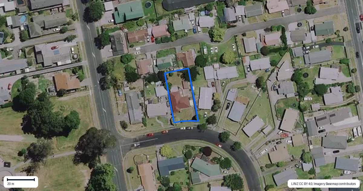 Property context map for 46 Elmwood Crescent, Pukete, Hamilton