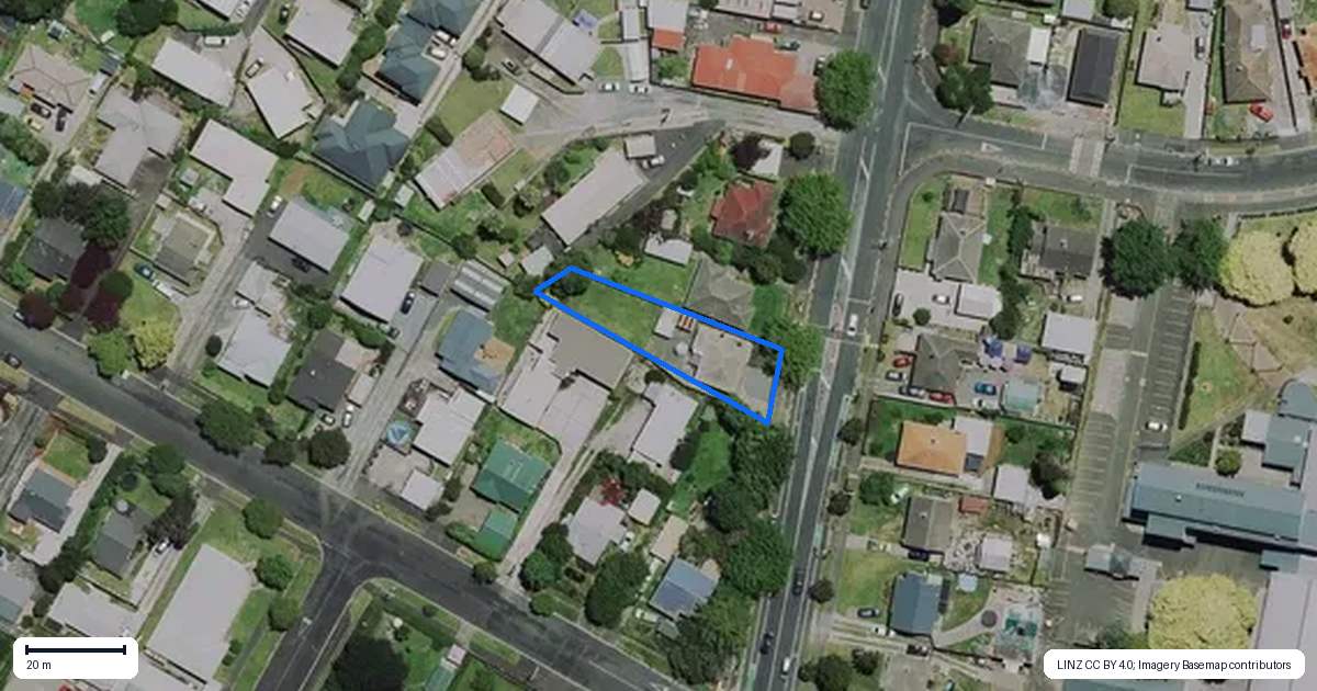 Property context map for 184 Maeroa Road, Maeroa, Hamilton