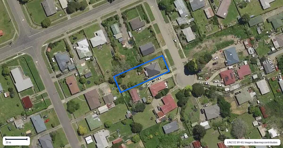 Property context map for 2 Cobham Street, Taneatua