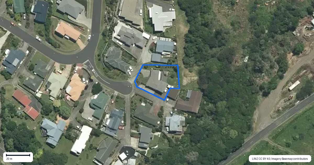 Property context map for 105 Whitehead Way, Thames