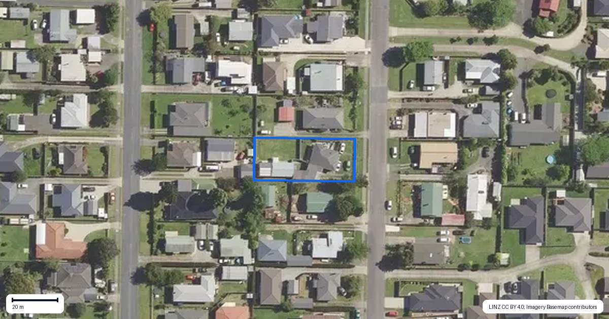 Property context map for 15 Clive Road, Katikati