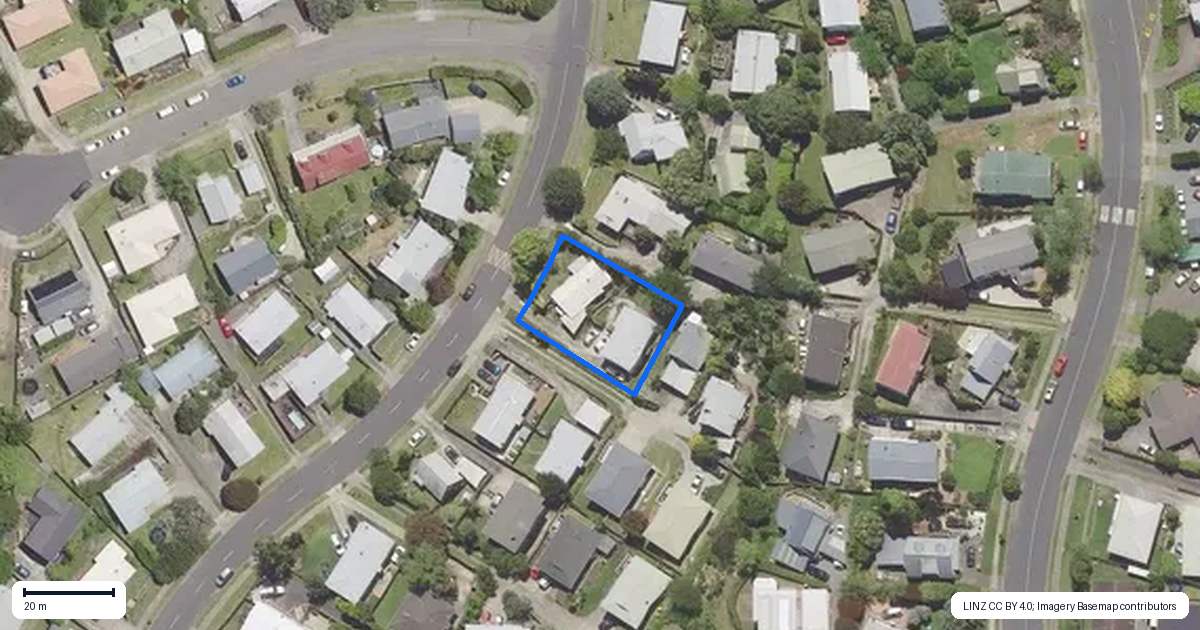 Property context map for 25B Meander Drive, Welcome Bay, Tauranga