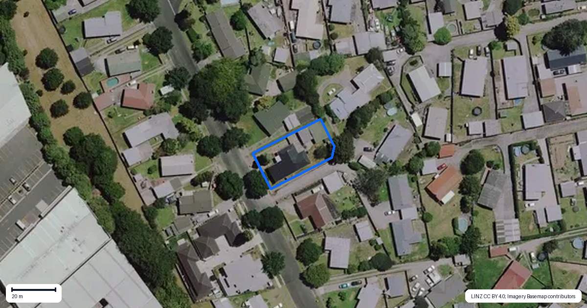 Property context map for 74 Oakfield Crescent, Pukete, Hamilton