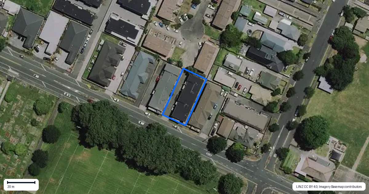 Property context map for 44A Willoughby Street, Whitiora, Hamilton