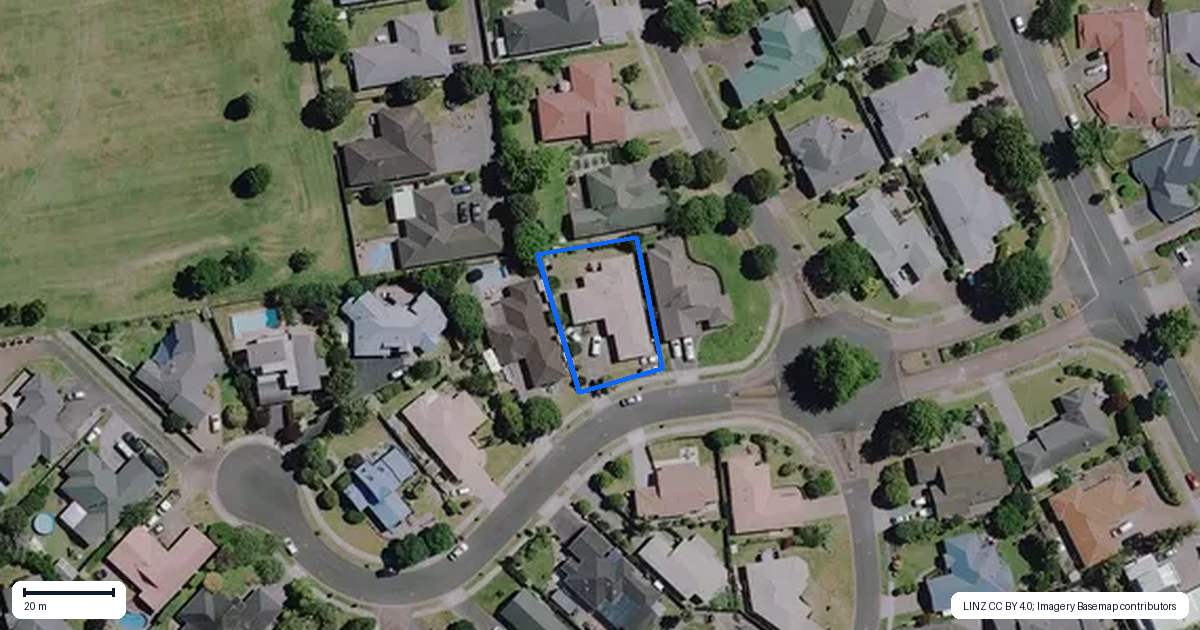 Property context map for 8 Grosvenor Place, Rototuna, Hamilton
