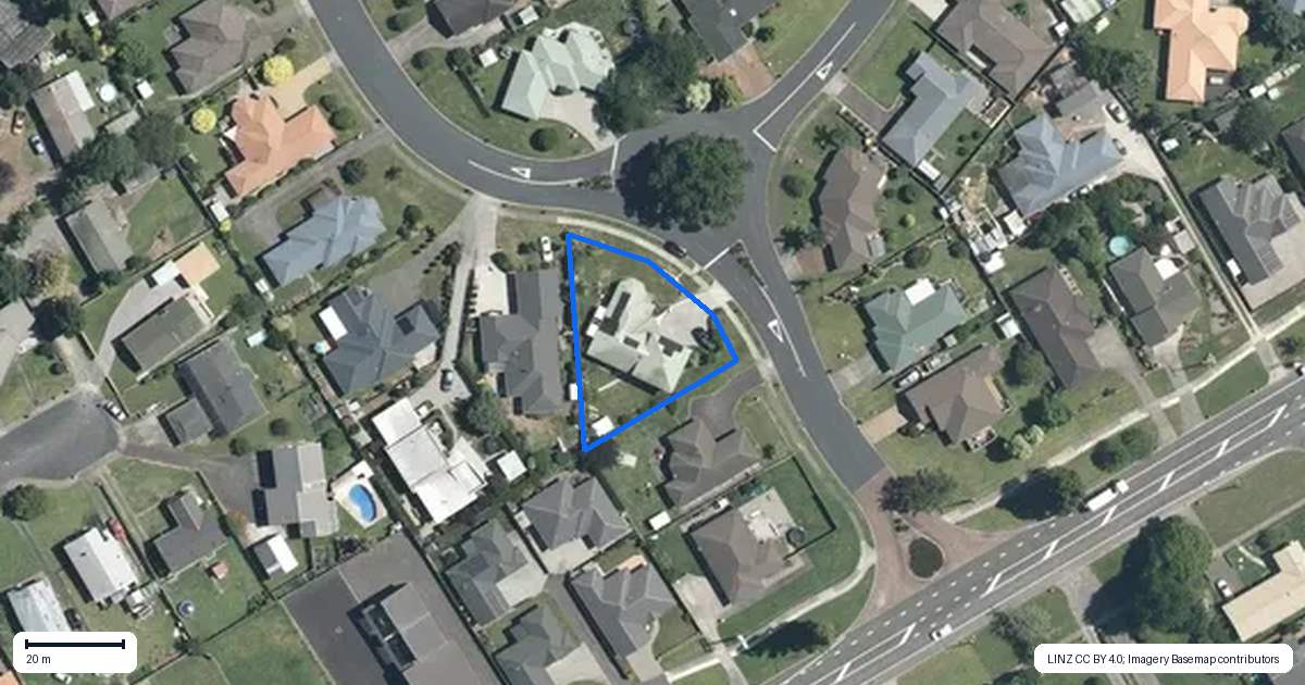Property context map for 6 Bridie Avenue, Matamata