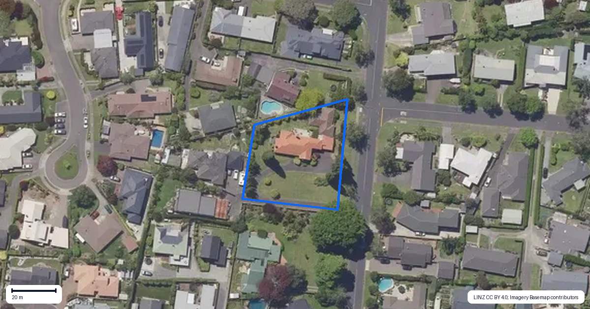 Property context map for 25 Ranui Street, Matua, Tauranga