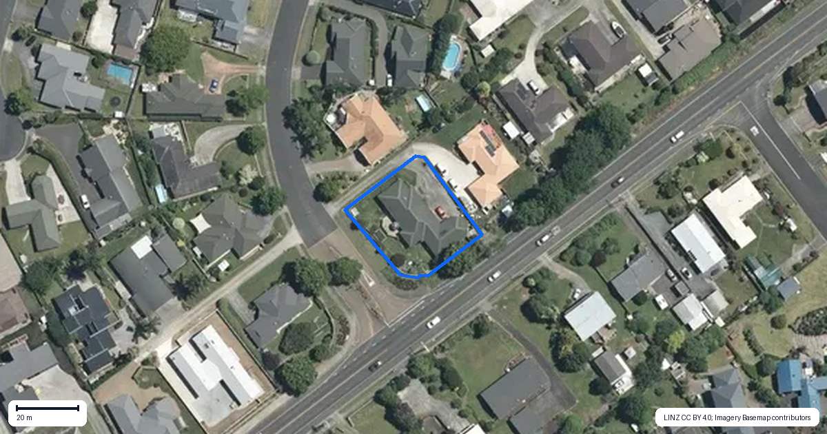 Property context map for 2 Holmwood Park Drive, Morrinsville