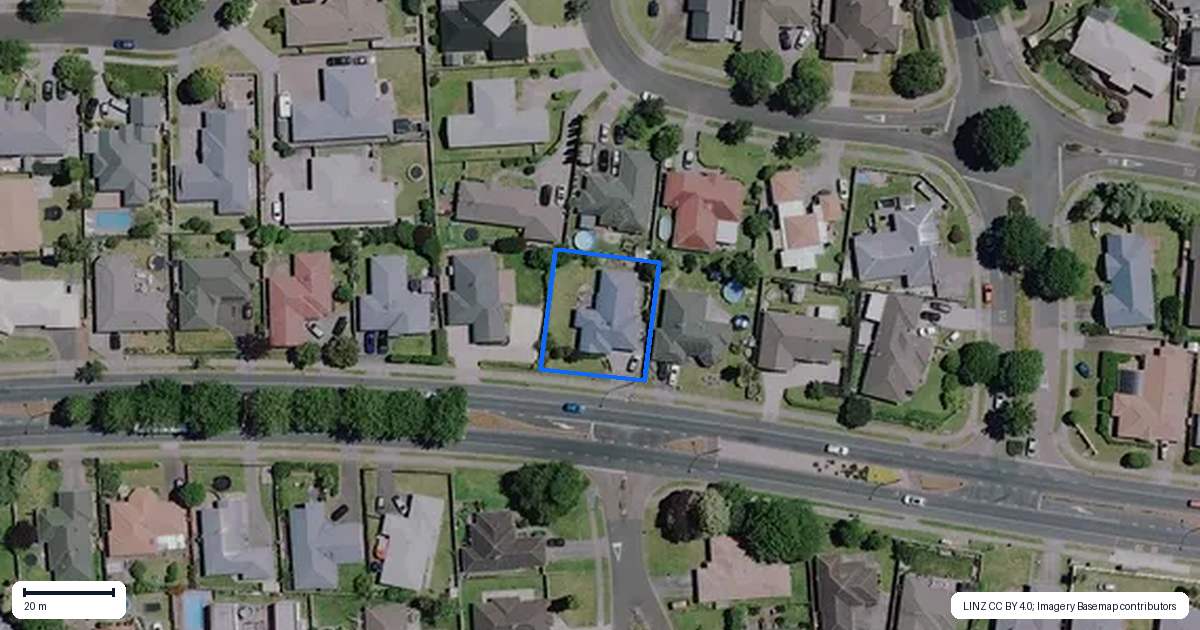 Property context map for 192 Thomas Road, Rototuna North, Hamilton