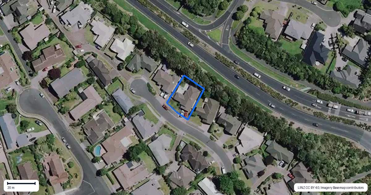 Property context map for 22 Ruby Court, Chartwell, Hamilton