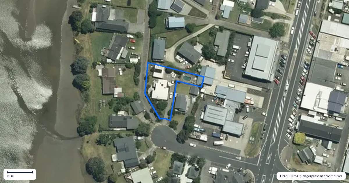 Property context map for 7 Marquet Place, Tairua