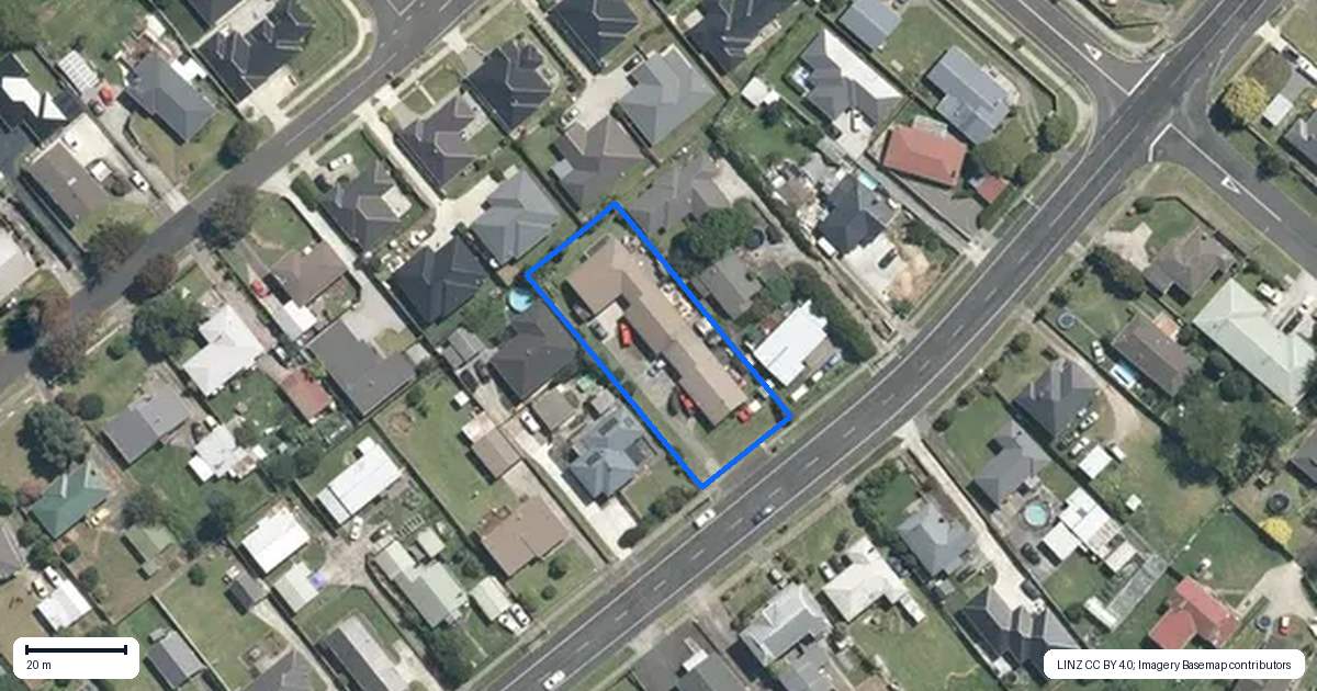 Property context map for 2/937 Te Rahu Road, Te Awamutu
