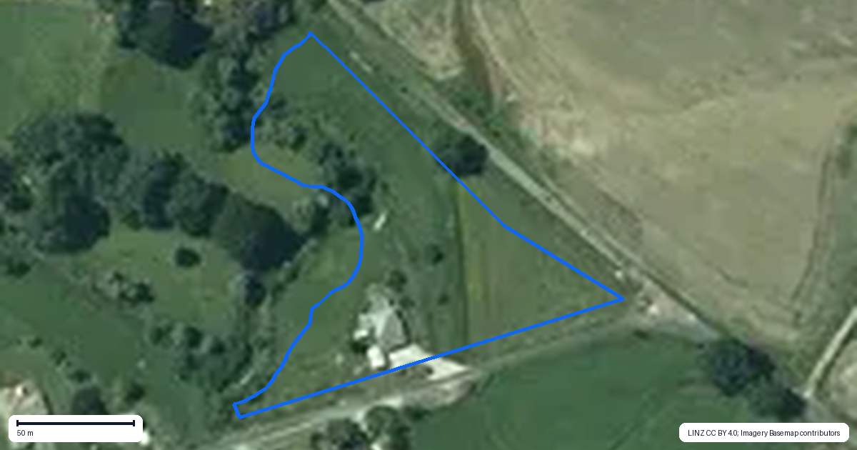 Property context map for 56 Old Golf Road, Otorohanga