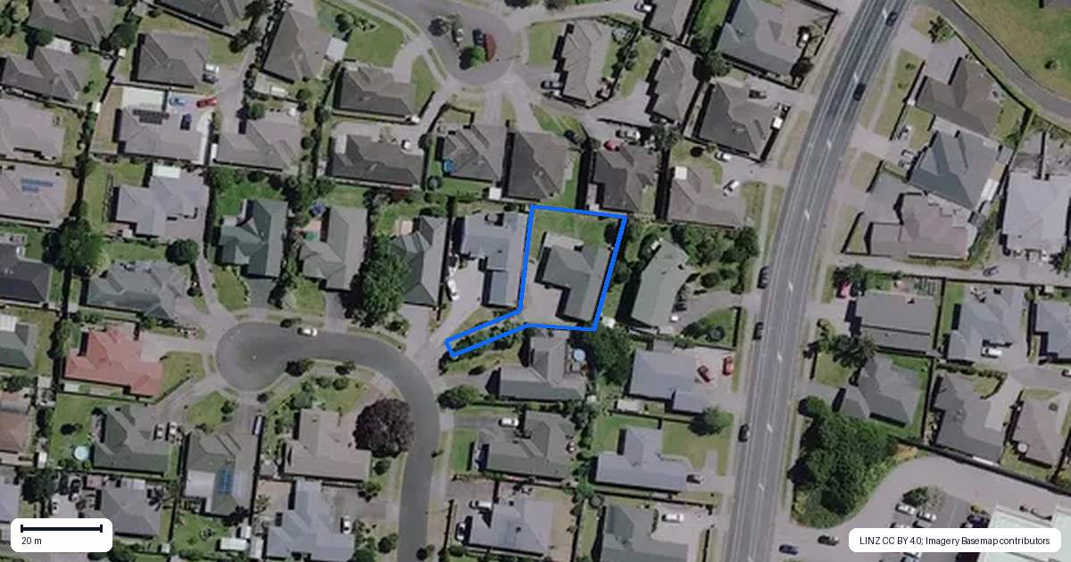 Property context map for 32 Cranbrook Place, Rototuna North, Hamilton