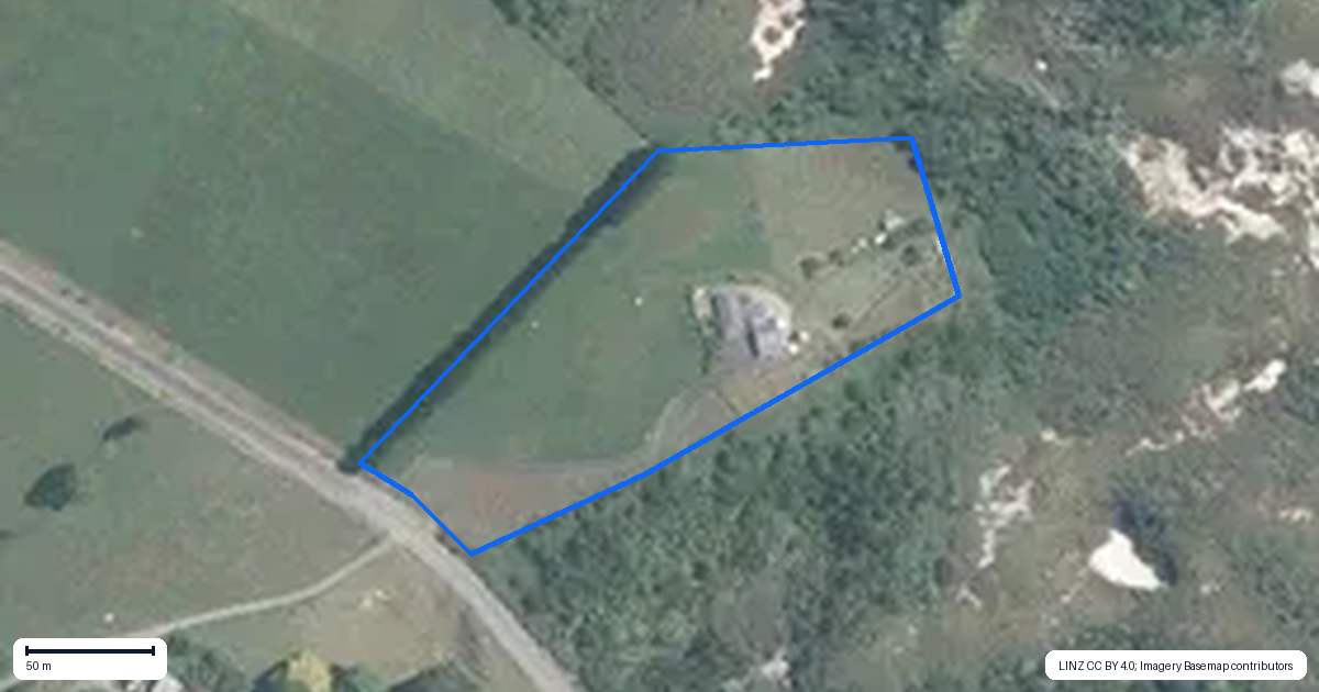 Property context map for 200 Waikite Valley Road, Waiotapu, Reporoa