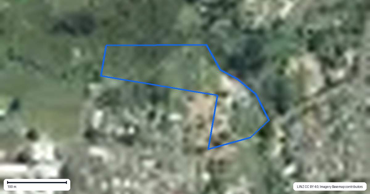Property context map for 21 Hobson Street, Waihi