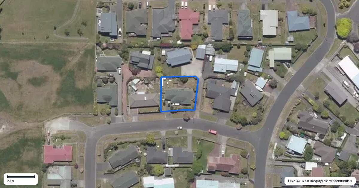 Property context map for 30 Arama Street, Nukuhau, Taupo
