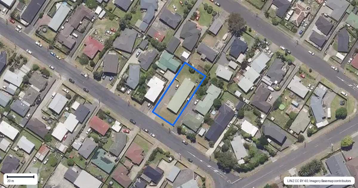 Property context map for 45B Leander Street, Mount Maunganui