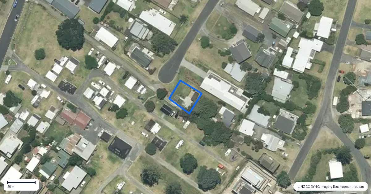 Property context map for 128 Diana Avenue, Whangamata
