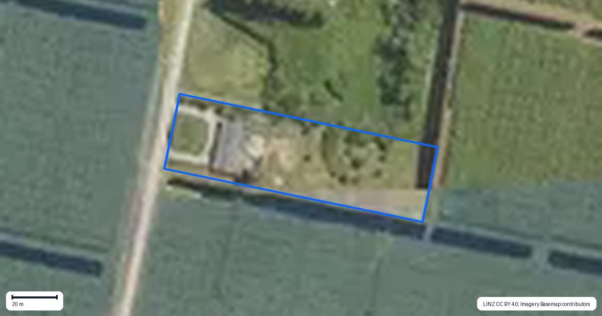 Property context map for 69 Strang Road, Te Puke
