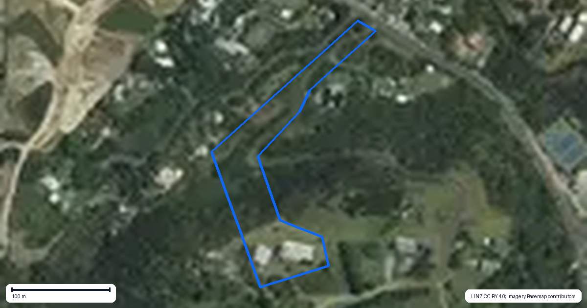 Property context map for 899E Purangi Road, Cooks Beach, Whitianga