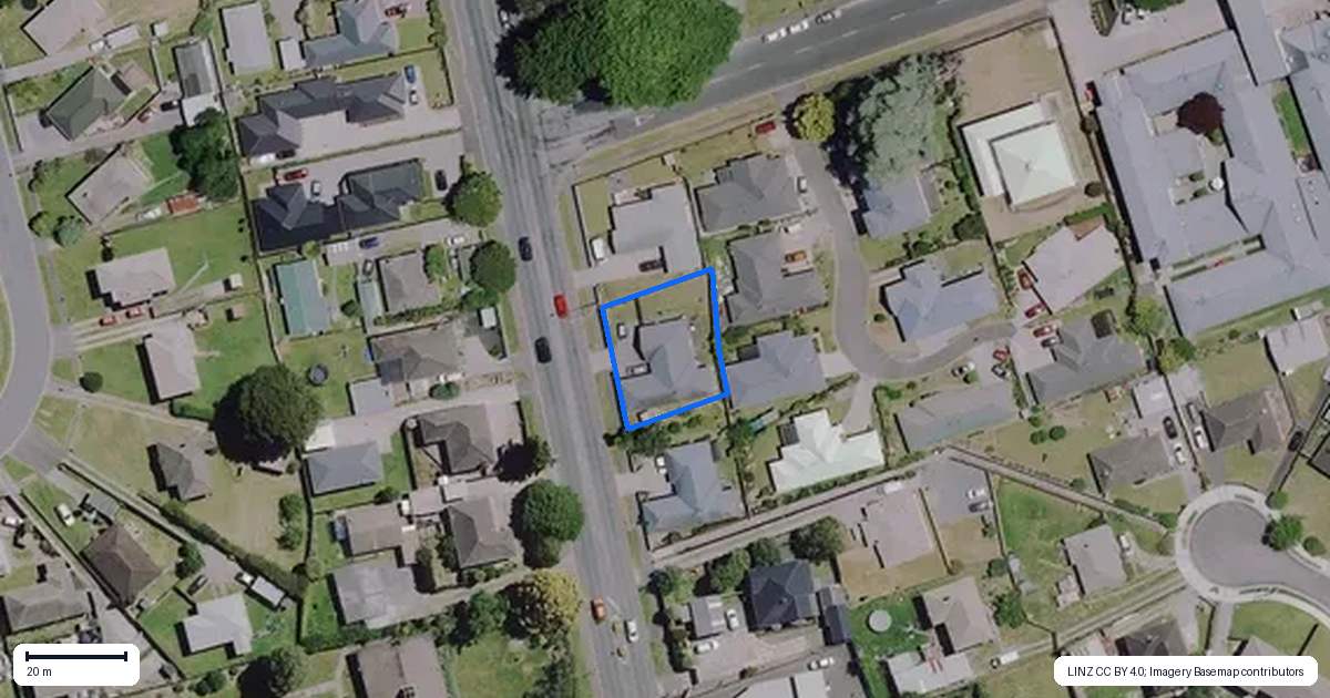 Property context map for 394 Peachgrove Road, Fairfield, Hamilton