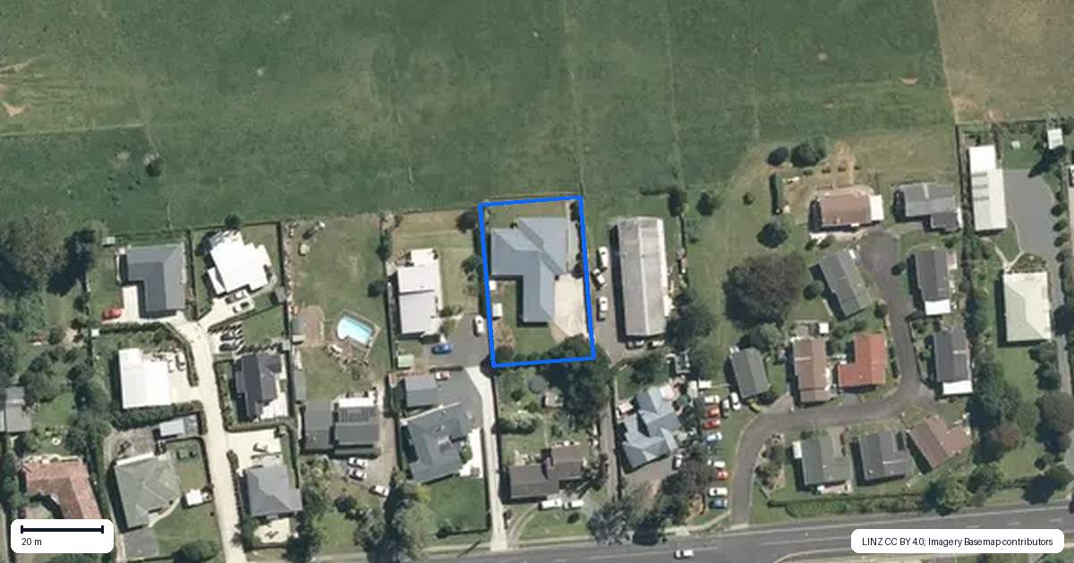 Property context map for 26B Herbert Street, Kihikihi, Te Awamutu