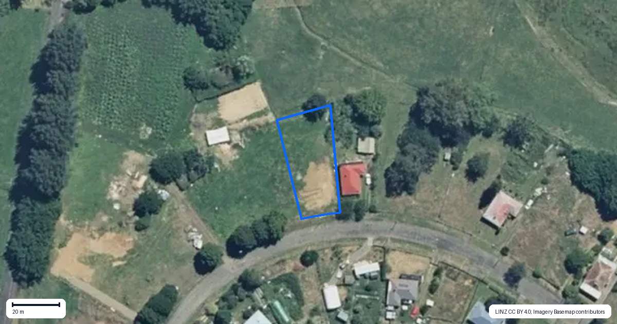 Property context map for 26 Williams Avenue, Ohura