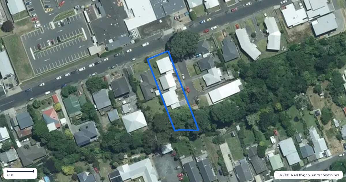 Property context map for 4 Duke Place, New Plymouth