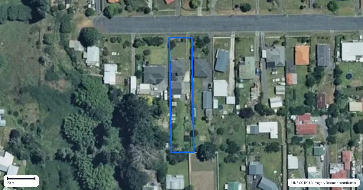 Property context map for 22 Cross Street, Taumarunui