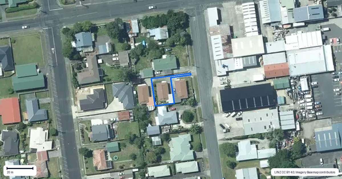 Property context map for 52B Cutfield Street, Inglewood