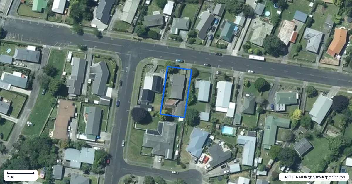 Property context map for 95 Kelly Street, Inglewood