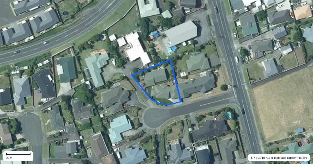 Property context map for 8 Whalers Rise, Whalers Gate, New Plymouth