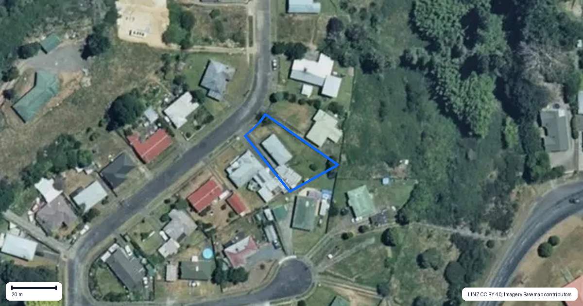 Property context map for 27 Bullians Avenue, Taumarunui