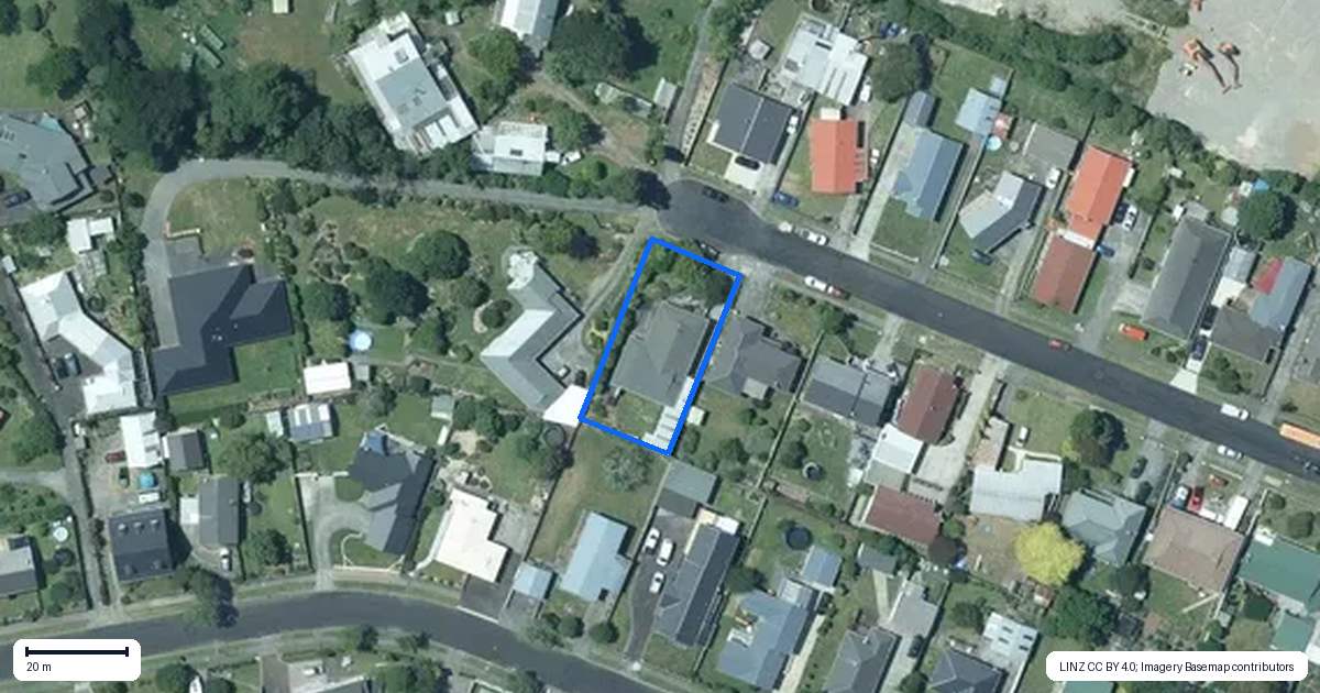 Property context map for 15 Kauri Street, Inglewood