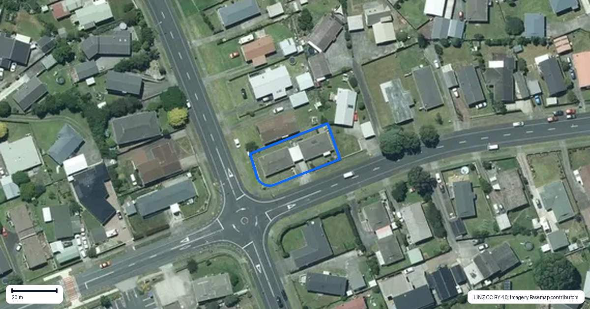 Property context map for 205B Parklands Avenue, Bell Block, New Plymouth