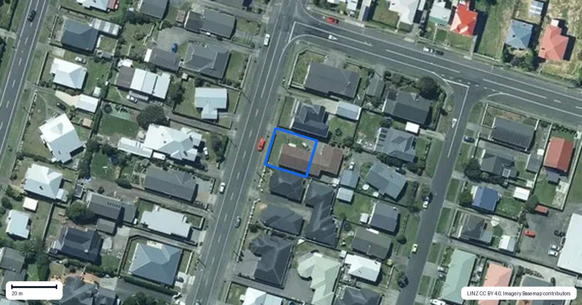 Property context map for 22B Victoria Street, Hawera