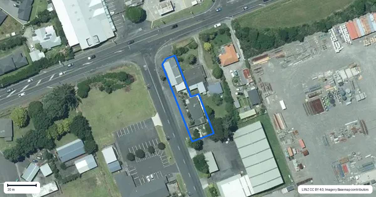 Property context map for 3 Corbett Road, Bell Block, New Plymouth