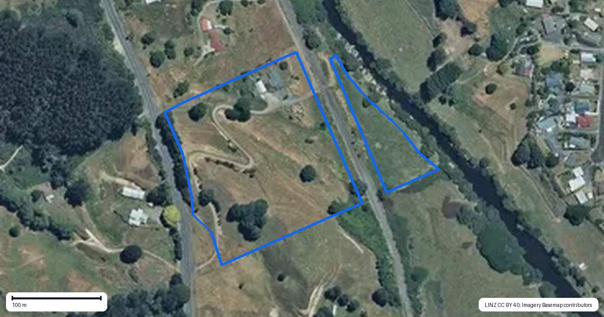 Property context map for 6803 State Highway 4, Taumarunui
