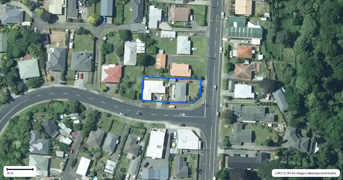 Property context map for 406 Carrington Street, Upper Vogeltown, New Plymouth