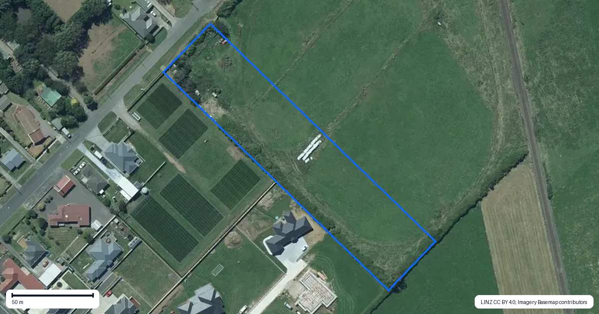Property context map for 10 Albert Street, Hawera