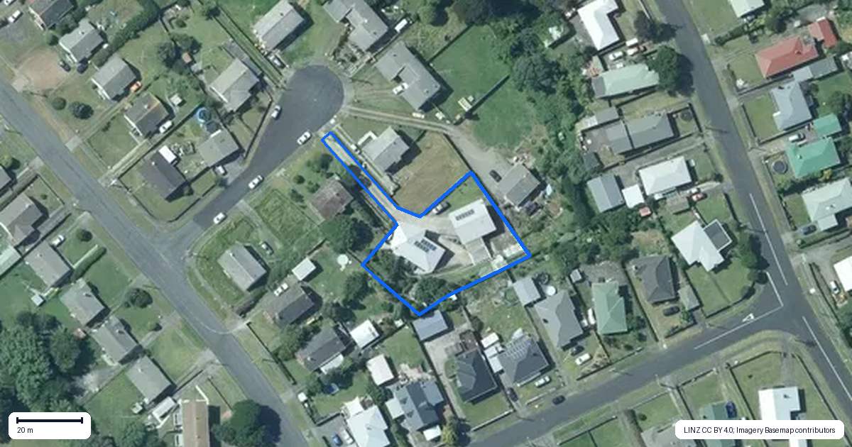 Property context map for 4A Clerke Place, Marfell, New Plymouth
