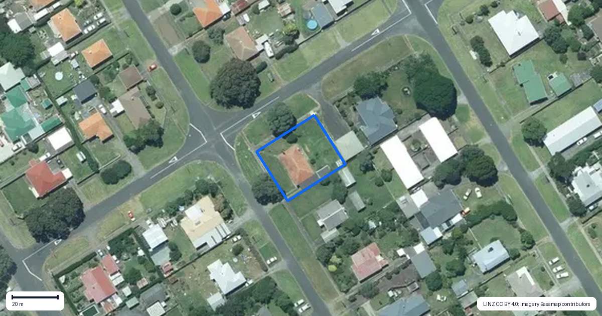 Property context map for 28 Seymour Street, Waitara