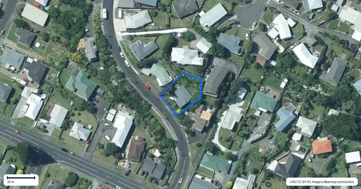 Property context map for 6 Crownhill Street, Spotswood, New Plymouth