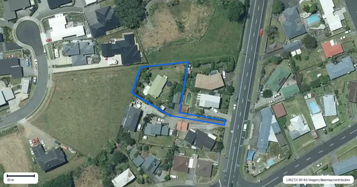 Property context map for 35B Nugent Street, Bell Block, New Plymouth