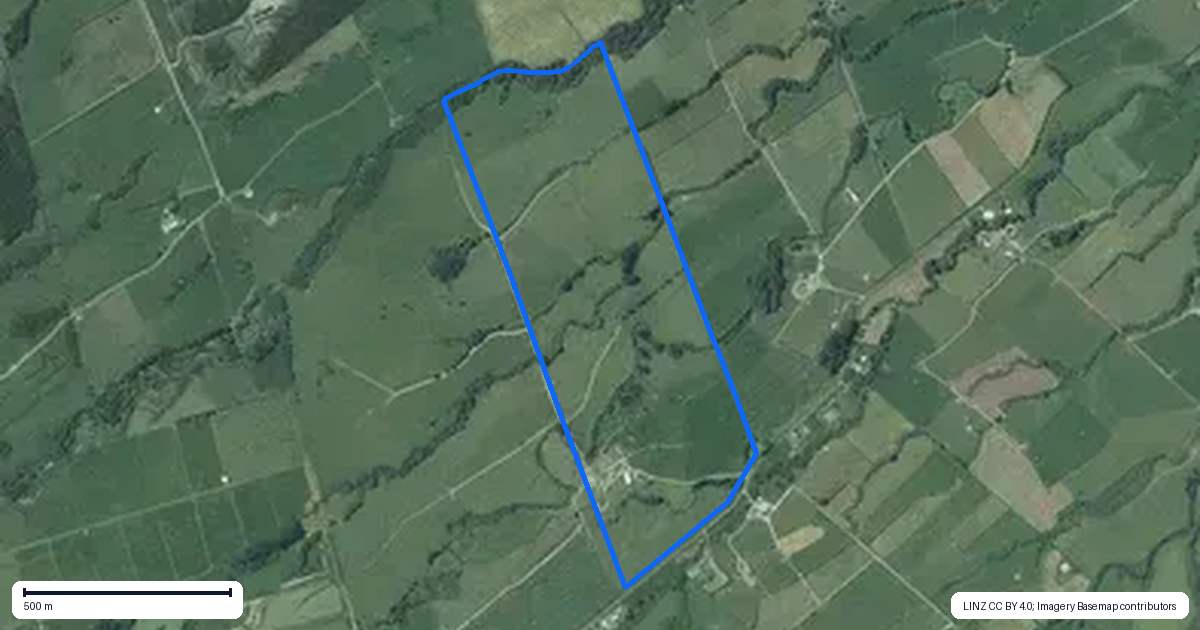 Property context map for 452 Surrey Road, Tariki, Stratford